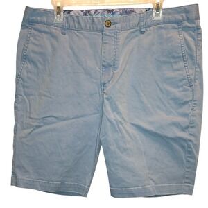 Men's Light Blue Casual Cotton Shorts
